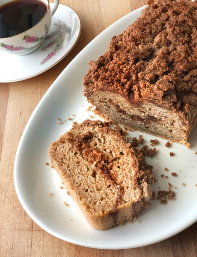 Cinnamon Streusel Coffee Cake