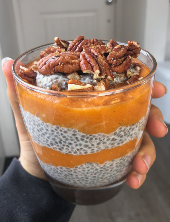 Pumpkin Chia Pudding Parfait